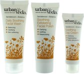 Urban Veda Soothing Face Ritual Travel Set Skincare Set 3 Pieces Gift Set