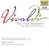 Vivaldi: The four seasons (for harp and orchestra) / Kondonassis, Werthen, The Orchestra of Flanders