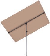 Blumfeldt Flex-Shade L parasol 130 x 180 cm , scherm van waterafstotend polyester ,  UV 50  , taupe