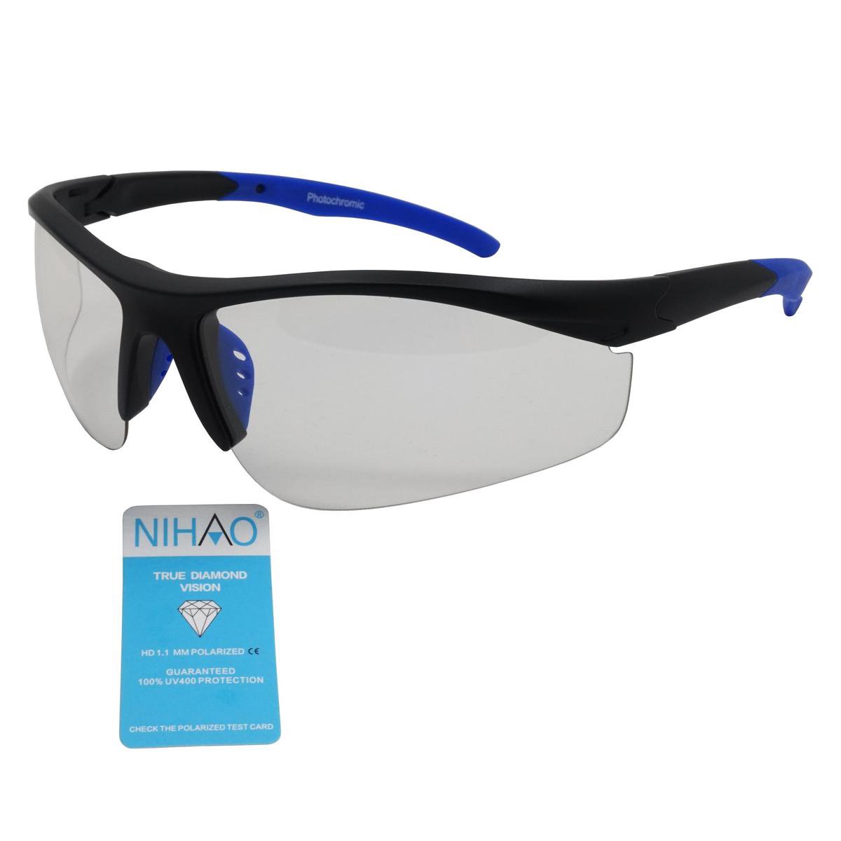 Nihao HD1.1mm Fotochromische Smoke Lens - Veranderd op Tint door Middel van de Sterkte Zon - UV400