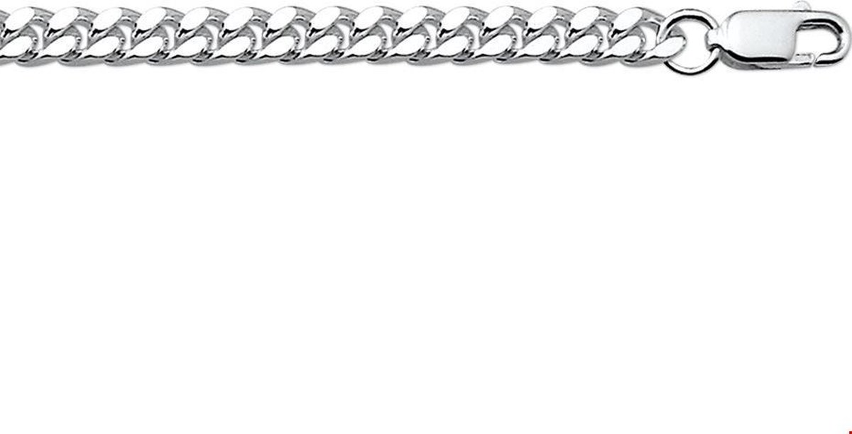 Zilveren gourmet ketting 1001803