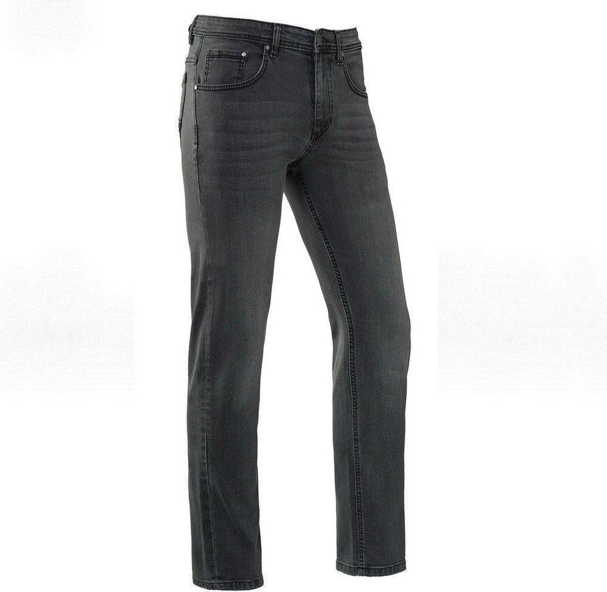 Brams Paris - Heren Jeans - Stretch - Lengte 36 - Jason - Dark Grey