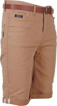 Deeluxe - Heren Short met Riem - City - Bruin