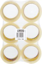 Scotch® 309 Verpakkingstape PP, 50 mm x 66 m, Transparant (pak 6 x 66 meter)