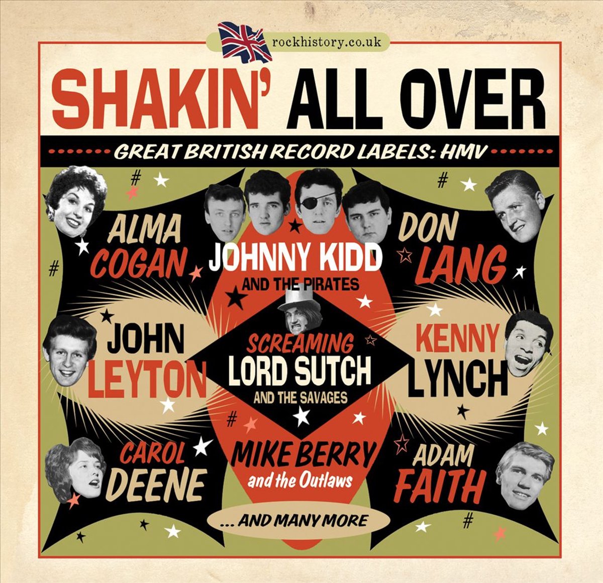 Shakin All Over – Great British Labels - Hmv