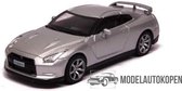Nissan GT-R 2008 (Zilver) 1/43 Magazine models - Modelauto - Schaalmodel - Model auto - Miniatuurautos - Miniatuur auto