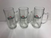 Grolsch bierpul set 3x50cl bierpullen bier pul pullen halve liters