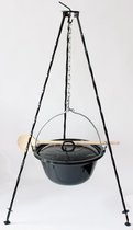 Hongaarse driepoot - complete set - met 8 L bogrács pan / heksenketel
