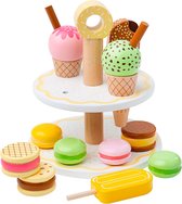 Bigjigs houten ijsjes en koekjes set sweet treats