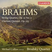 Brodsky Quartet Collins - Clarinet Quintet, Str.Q. No.2 (CD)
