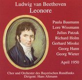 Beethoven: Leonore / Altmann, Baumann, Wissmann, Patzak, Holm et al