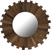 Wandspiegel 70 cm (incl LW 3d klok) - spiegel