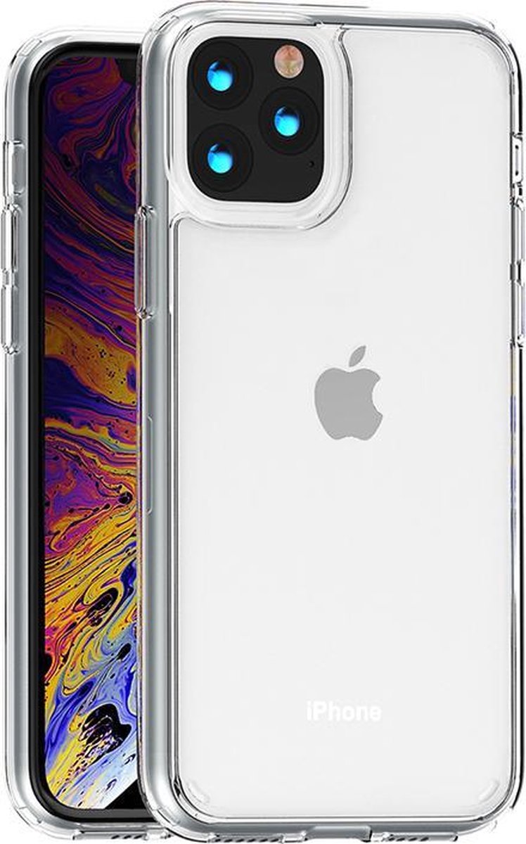 Geschikt voor iPhone 12 Mini Hoesje - Transparant Shock Proof Case