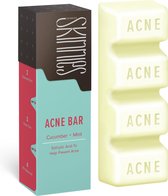 Skinnies Acne Bar - Reiniger Gezicht en Lichaam - Verzorging en acne en puistjes - Komkommer en Munt - Body bar unisex  100 gram