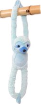 Hang Luiaard - Blauw - 42 cm (van kop tot teen) Totale lengte 58 cm - Knuffeldier