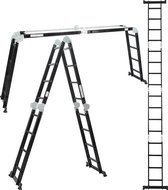 ALDORR Professional - Vouwladder 4 x 4 treden met platform - Aluminium - 4,60 meter