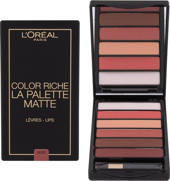 L'Oréal Color Riche La Palette Lip Palette - Matte Nude | bol