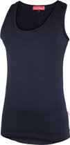 Hemd met langer achterpand  - Blauw, M