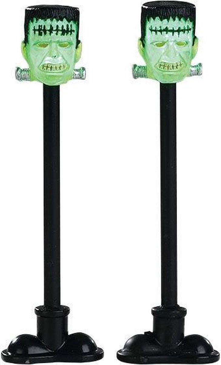 Lemax - Frankenstein Lamp Post -  Set Of 2