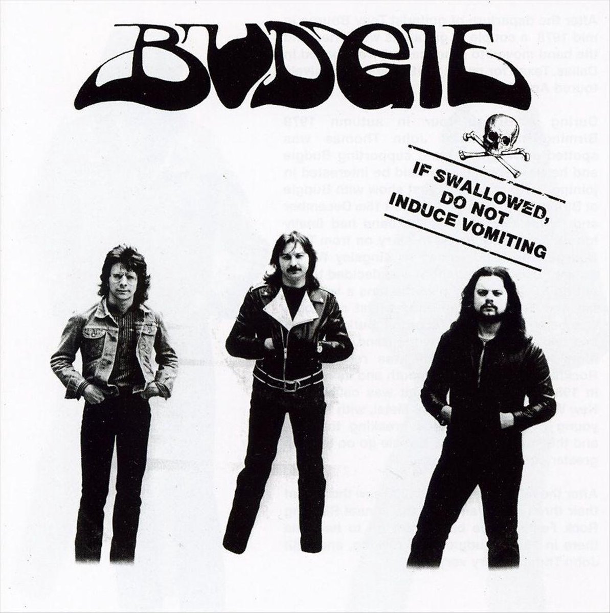 If Swallowed Do Not Induce Vomiting, Budgie | LP (album) | Muziek | bol.com