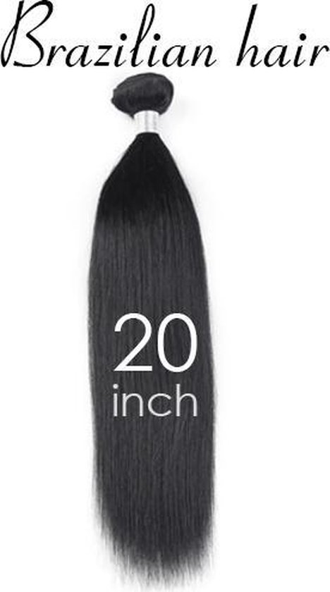 Weave hair – Brazilian hair -20 inch -human hair bundel – Steil haar ...