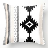 Kussenhoes Aztec Grey Tones | Kussen 45 x 45 cm met rits