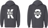 Set hoodies koppel king en queen | Set truien king en queen | Couple goals set truien | Matching sets hoodies koppels | Leuk cadeau voor je grote liefde | Te bestellen in de maten