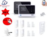 Home-Locking draadloos alarmsysteem met demotica functie's AC-05 /wifi,gprs,sms set 7