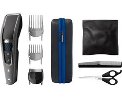 Philips Serie 7000 HC7650/15 - Tondeuse voor mannen - Zwart/Grijs Philips Serie 7000 HC7650/15 - Tondeuse voor mannen - Zwart/Grijs