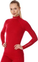 Brubeck | Dames Seamless Extreme Merino Wol-Thermoshirt-Raspberry - L