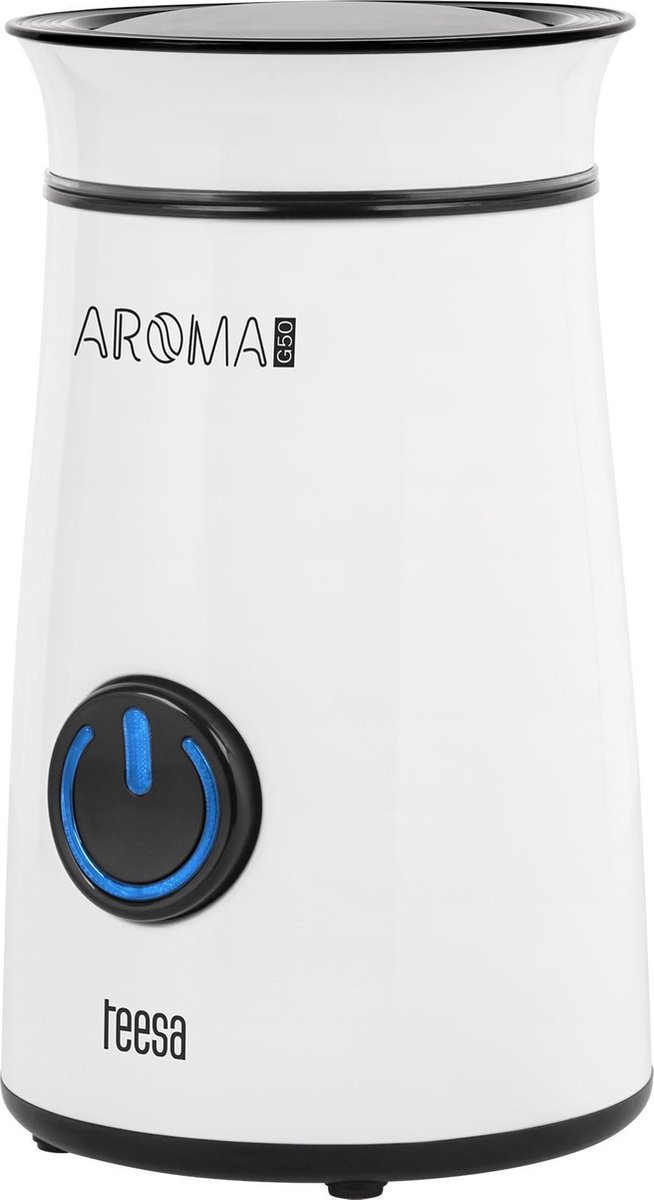 Teesa TSA4005 - Elektrische koffiemolen AROMA G50, 150 Watt, wit