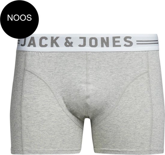 Jack & Jones Boxershorts Grijs / Grijs / Grijs, Medium