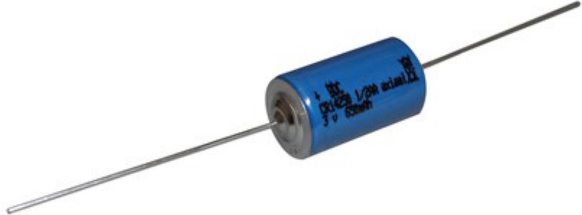 BSE Lithium 1/2AA axial 3 volt 650mAh