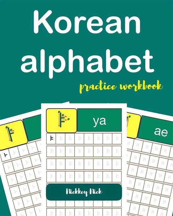 Korean Alphabet Handwriting - cover