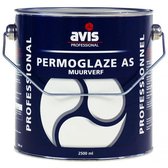 Avis Permoglaze AS muurverf wit - 2,5 liter