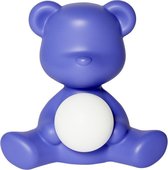 Qeeboo Teddy Girl LED lamp - Violet blauw