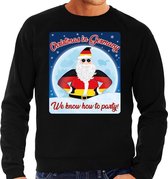 Foute Duitsland Kersttrui / sweater - Christmas in Germany we know how to party - zwart voor heren - kerstkleding / kerst outfit 2XL (56)