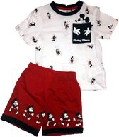 Disney Mickey Mouse Pyjama - Shortama - Wit - 104