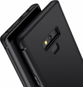 Luxe Back cover voor Samsung Galaxy Note 9 - Zwart - TPU Case - Siliconen Hoesje