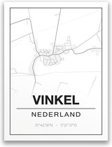 Poster/plattegrond VINKEL - 30x40cm