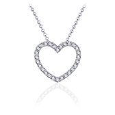 Huiscollectie Zilver Ketting Hart