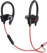 FEN Bluetooth 4.1 Sport Oordopjes- Draadloze Oordopjes -  Hoofdtelefoon - Hardlopen - Zwart/Rood