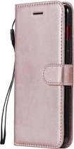 OnePlus 7 hoesje, 3-in-1 bookcase, rosé goud | GSM Hoesje / Telefoonhoesje Geschikt Voor: OnePlus 7