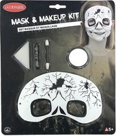 GOODMARK - Skelet schmink en masker voor kinderen - Schmink > Make-up set