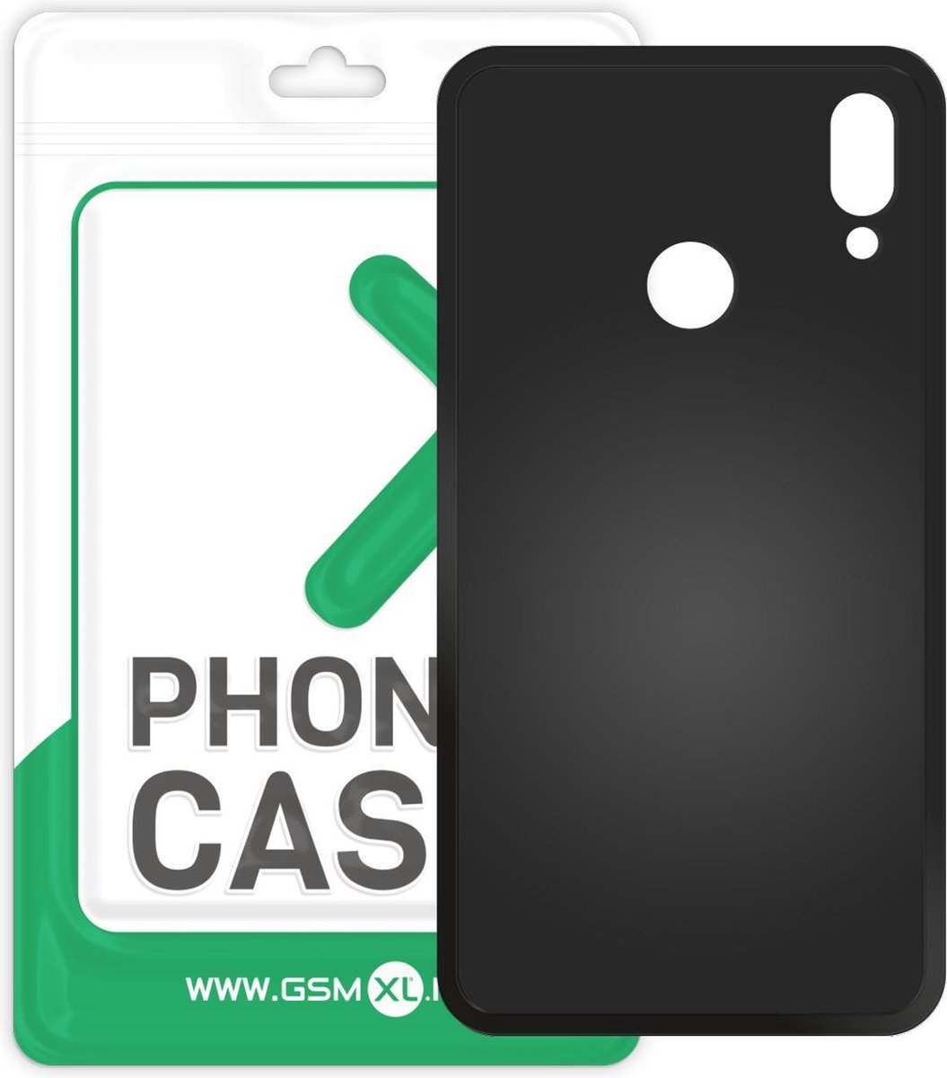 Huawei P Smart (2019) - Telefoonhoes - Matzwart - Backcover