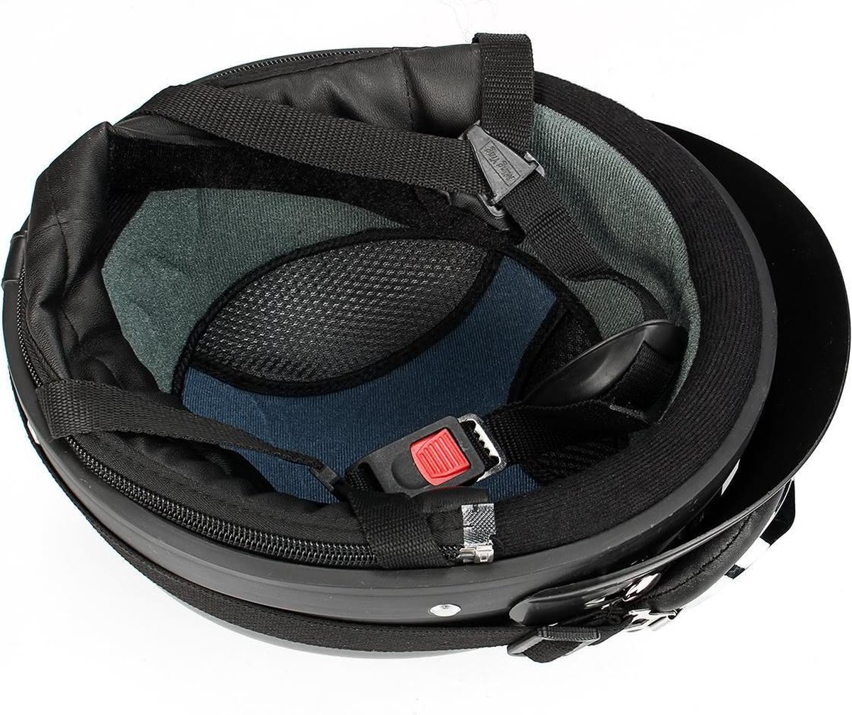 Retro USA Vlag Motorcycle Half Face Helm Biker Scooter Met Zonneklep UV