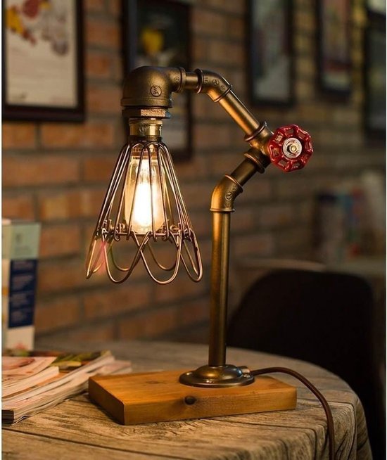 Interrupteur de lumière de vanne d'arrêt Vintage Steampunk 1/2 pouce avec  passage de... | bol