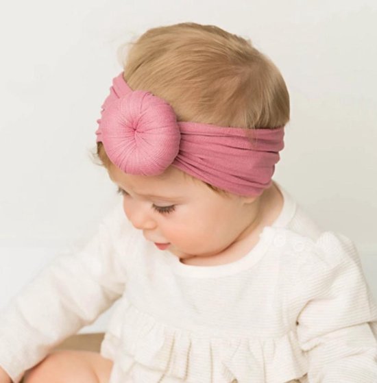 Baby meisjes hoofdbanden-Twist knot haarband-Haarband-Meisje | bol.com