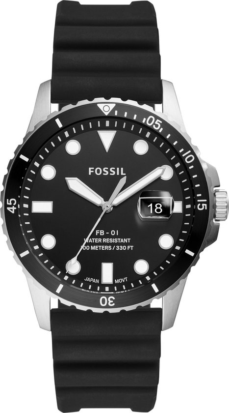 bol.com | Fossil Blue Heren Horloge FS5657 - Zilver