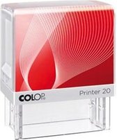 Imprimante Stamp Colop 20 + coupon pour votre propre logo et / ou texte | max.4 lignes pour | format d'impression 36 x 14 mm